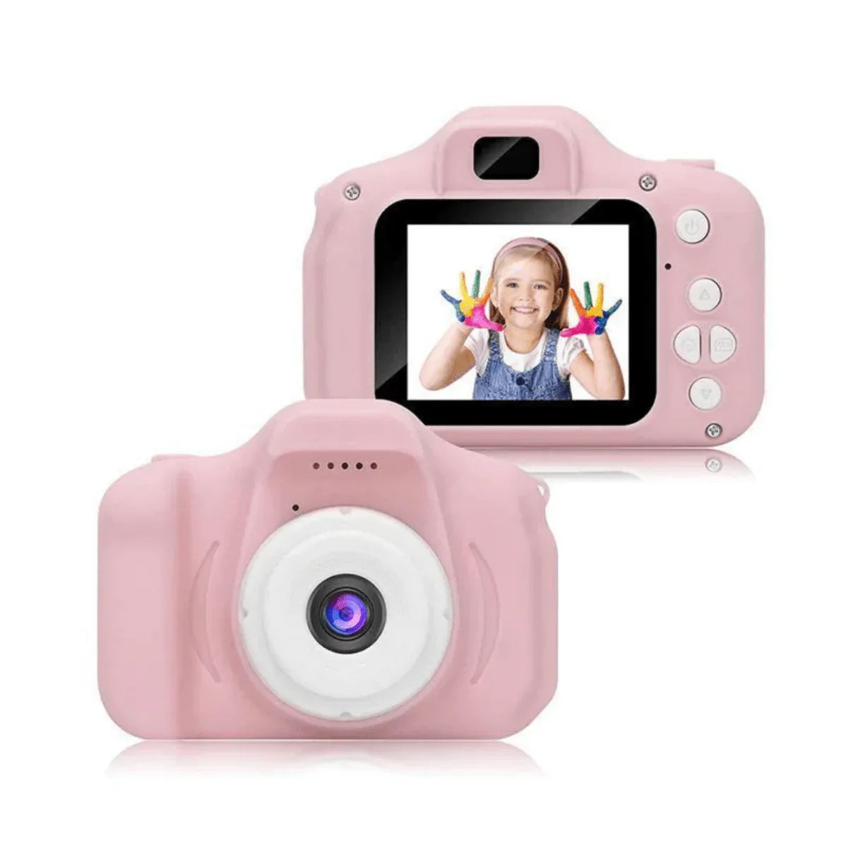 Kids Digital Camera 12MP Shockproof Easy-Use Photo & Video Recorder for Girls Boys Age 3-10 Creative Learning Toy with Multiple Shooting