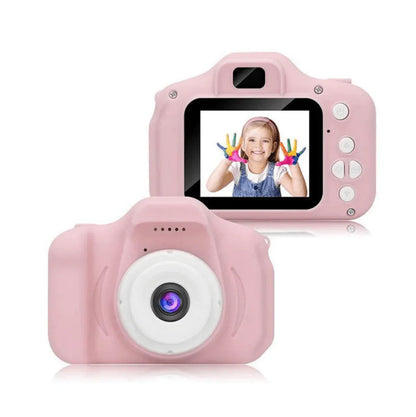 Kids Digital Camera 12MP Shockproof Easy-Use Photo & Video Recorder for Girls Boys Age 3-10 Creative Learning Toy with Multiple Shooting