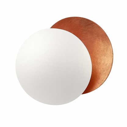 Adjustable Eclipse Wall Sconce 12-Inch Diameter Rotating Metal Disc Black Finish Ambient Accent Light for Bedroom Living Room Hallway Indoor