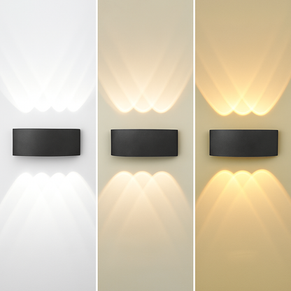 Star-Shaped LED Wall Sconce Light Modern Up Down Indoor Fixture Bedroom Hallway Kitchen