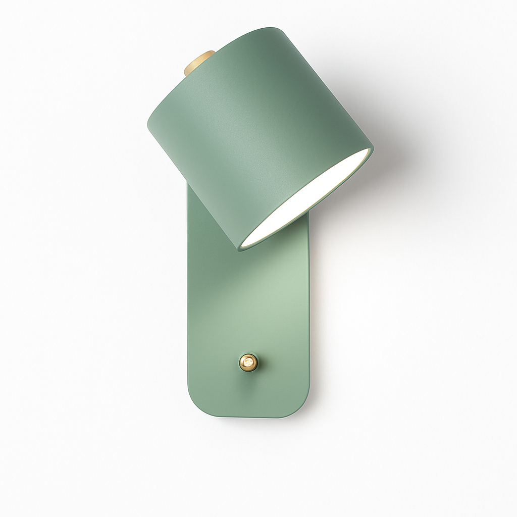 Metal Wall Sconce with Dual-Direction Glow E27 Socket Touch Control Perfect for Bedrooms Hallways and Reading Nooks Modern Minimalist Up-Dow