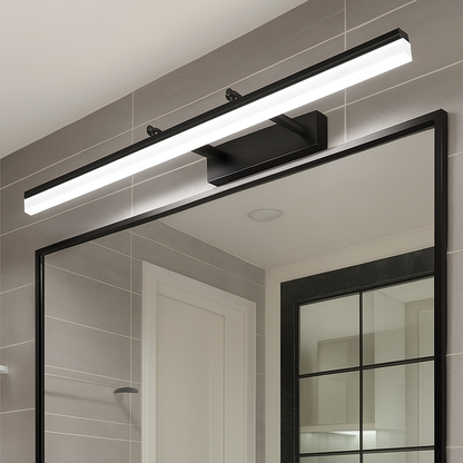 Adjustable LED Bathroom Vanity Light 20 in Aluminum Wall Sconce for Mirror Artwork Hallway Modern Linear Fixture Warm Cool Lighting