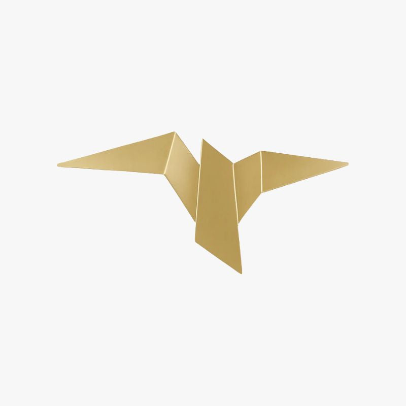Geometric Bird Wall Sconce LED Up Down Light Modern Metal Art Fixture for Bedroom Living Room Hallway