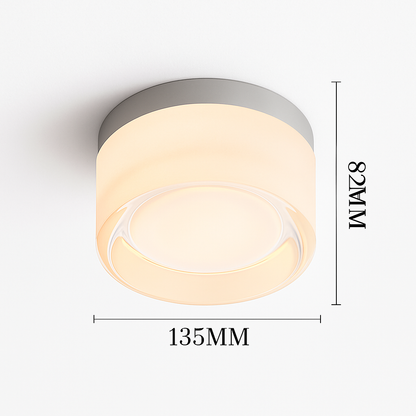 Contemporary Circle LED Wall Sconce for Hallways, Bedrooms, Bathrooms & Living Rooms