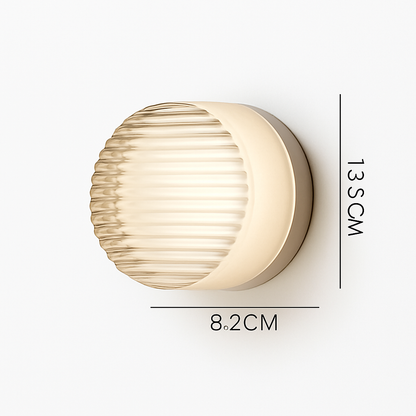 Contemporary Circle LED Wall Sconce for Hallways, Bedrooms, Bathrooms & Living Rooms