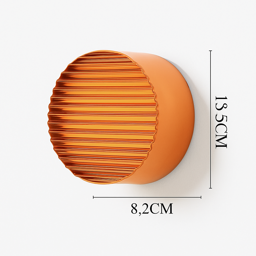 Contemporary Circle LED Wall Sconce for Hallways, Bedrooms, Bathrooms & Living Rooms