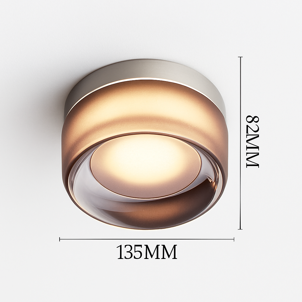 Contemporary Circle LED Wall Sconce for Hallways, Bedrooms, Bathrooms & Living Rooms