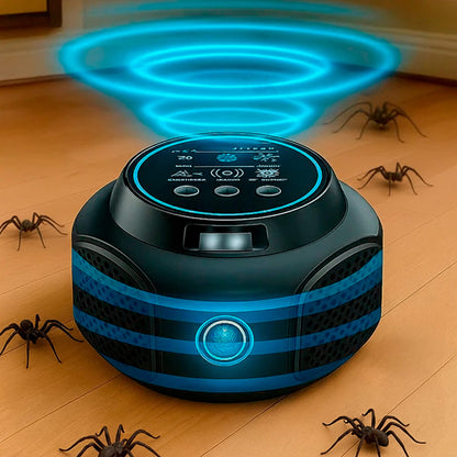 Ultrasonic Spider Repellent Plug-In for Home, Chemical-Free Pest Control Device, Safe for Kids & Pets, 3200 sq ft Coverage