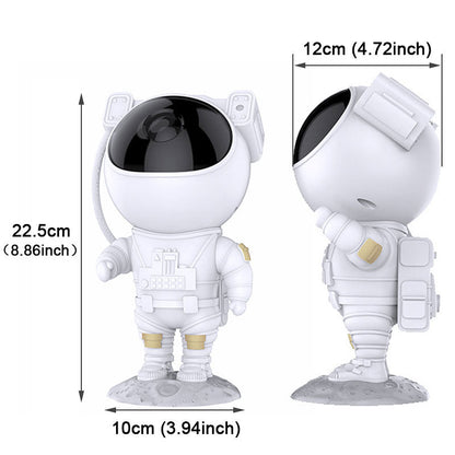 Astronaut Star Projector LED Night Light with Remote Control 8 Color Modes Rotating Head USB Powered for Bedroom Nursery Space Decor Kids Te