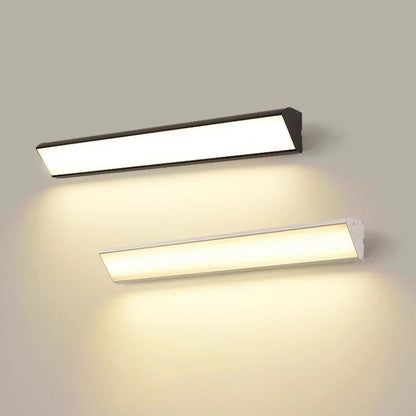 Outdoor LED Wall Sconce Hardwired Waterproof Aluminum Light Fixture for Patio Entry Garden in 4 Lengths Warm Neutral Cold White Black