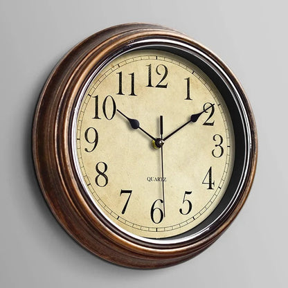 Classic Wooden Wall Clock with Silent Movement & Timeless Design | Perfect Home Decor