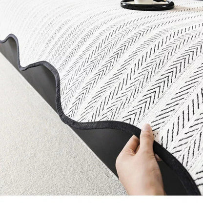 Textured Throw Blanket with Decorative Scalloped Trim for Couch, Chair & Bed – All-Season Microfiber Protection