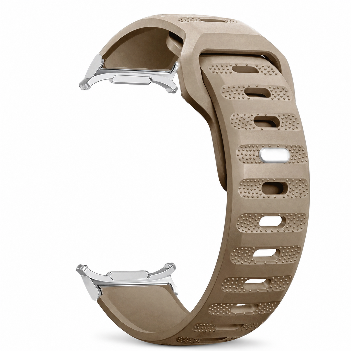 Flexible Silicone Sport Watch Band for Samsung Galaxy Watches – Vented Athletic Design with 13 Colors for 40mm 44mm 46mm 47mm