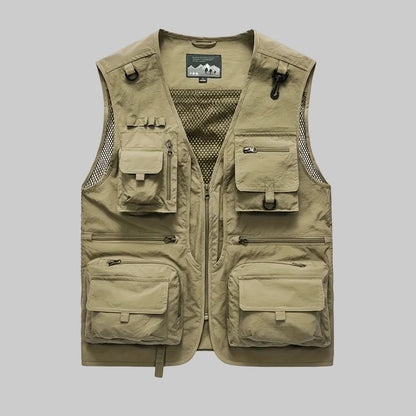 POCKETNEST – Casual Outdoor Vest with Secure Zipper Pockets