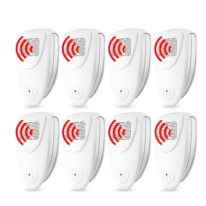 Electronic Pest Deterrent Plug-In Device for Home Protection Against Insects and Rodents – Safe Ultrasonic Wave Technology – Silent