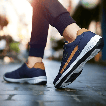 Men's Orthopedic Walking Shoes with Cushioned Support – Ergonomic Footwear for Daily Comfort, Work & Casual Wear