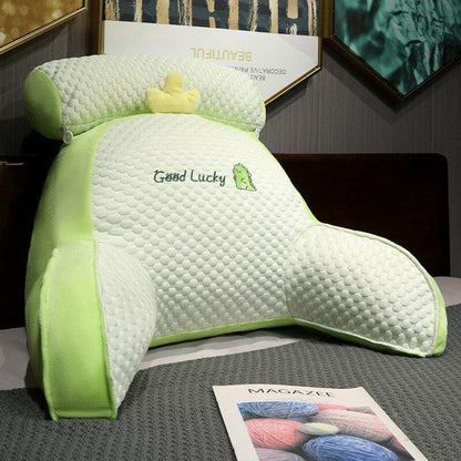 Lower Back Support Pillow Memory Foam for Chairs and Vehicles Posture Corrector Cushion 16.5 in Wide Relief Pad Home Office Desk Seating Tra