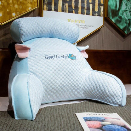 Lower Back Support Pillow Memory Foam for Chairs and Vehicles Posture Corrector Cushion 16.5 in Wide Relief Pad Home Office Desk Seating Tra