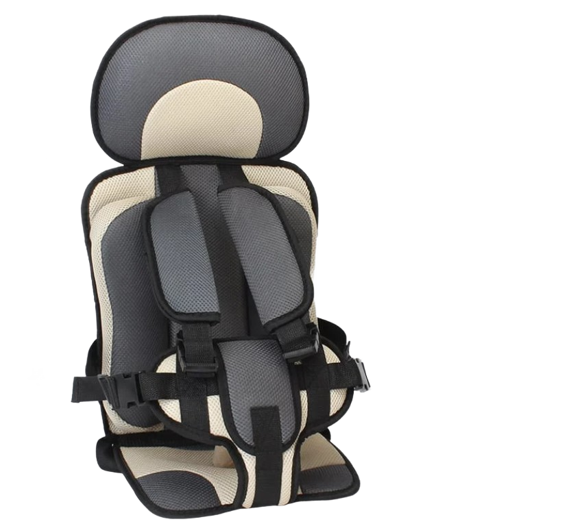 Adjustable Child Car Seat with 5-Point Harness for Infants, Toddlers & Kids | Breathable Cushion, Side-Impact Protection &
