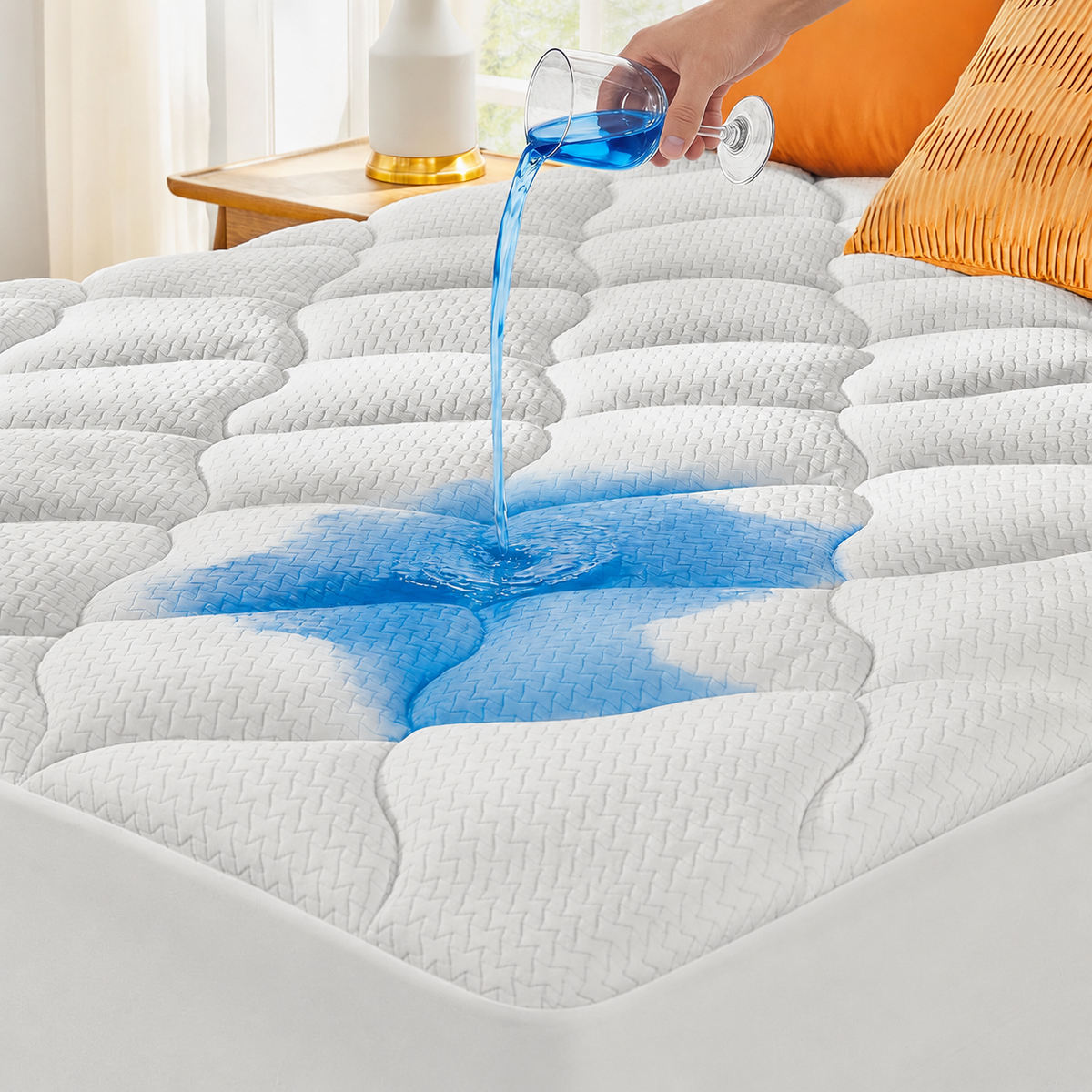 ComfortGuard | Waterproof Mattress Protector with Deep Pocket | Breathable & Noiseless for Ultimate Sleep Comfort