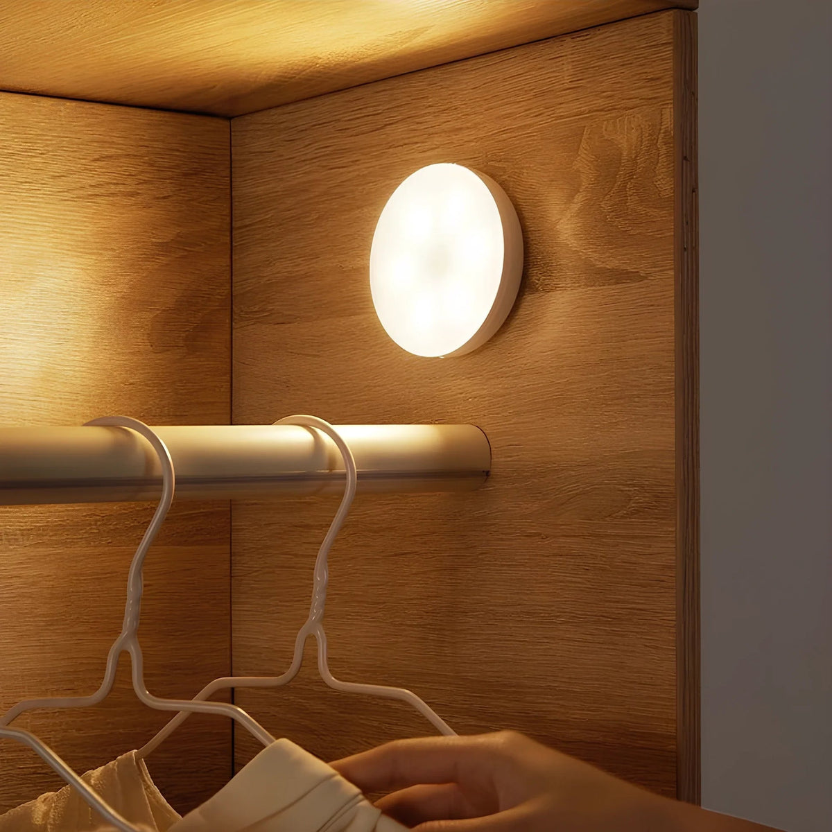 Smart Motion Sensor LED Light | USB Rechargeable & Magnetic Design for Easy Installation
