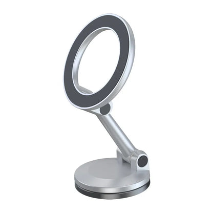 Dashboard Cell Phone Mount with Magnetic Grip & 360° Swivel for Hands-Free Navigation in Cars, Trucks & SUVs