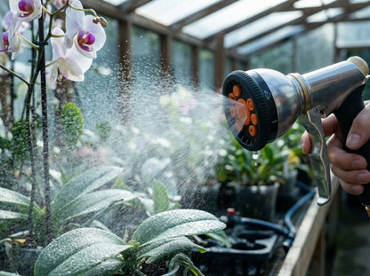 Ortekor Plumeroz | High Pressure Hose Nozzle with 9 Spray Patterns | Ergonomic Design for Effortless Watering