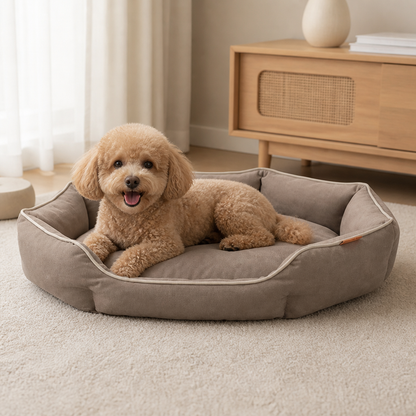 Ortekor All-Season Plush Donut Pet Bed