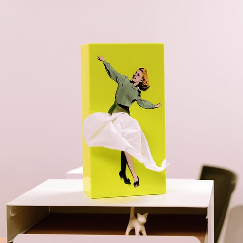 Vintage Tissue Box Cover Decorative Holder for Living Room Bedroom Bathroom Office Retro Style Resin Dispenser