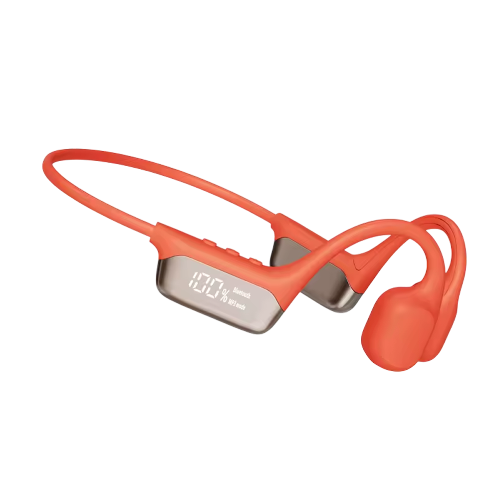 Waterproof Bone Conduction Swimming Headphones 32GB Storage IPX8 Rated for Pool Diving Ocean Sports Bluetooth 5.4 Open-Ear Audio