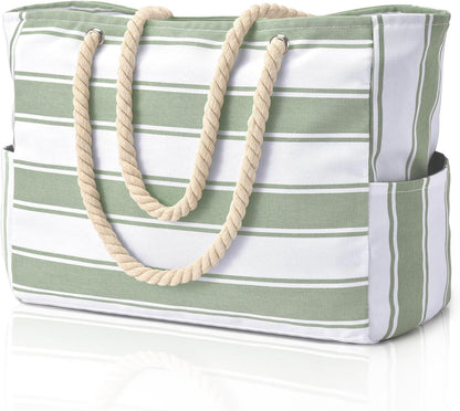 Coastal Companion | Oversized Waterproof Beach Tote with Multiple Pockets | Lightweight Design for Ultimate Convenience