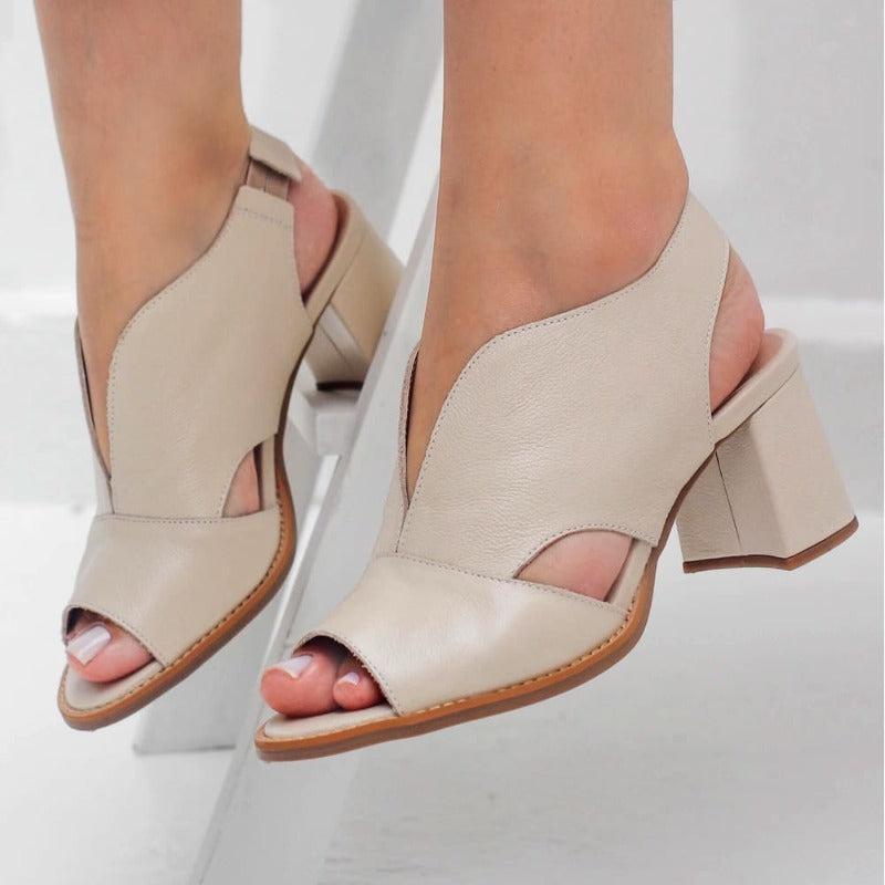 Women's Block Heel Open Toe Sandals for Work & Special Occasions Cushioned Footbed Stable Heel Dressy Evening Shoe