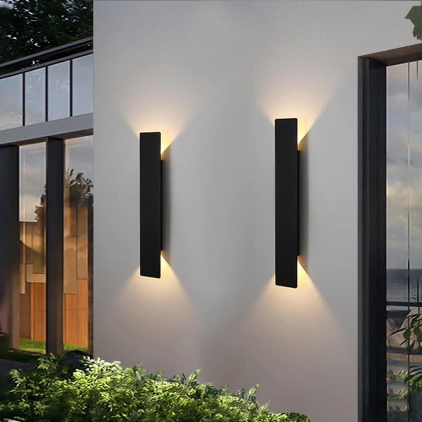 Outdoor LED Wall Sconce Aluminum Weatherproof Up Down Light for Patio Garden Entryway Modern Waterproof Exterior Fixture 2W-24W