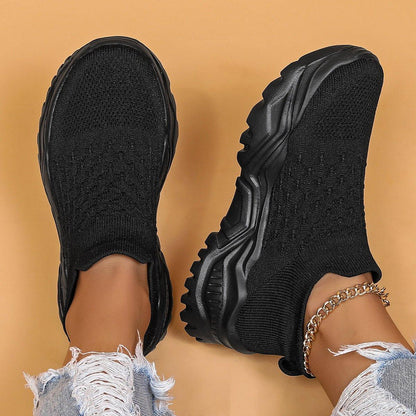 Cushioned Arch-Support Slip-On Sneakers for Women & Men – Lightweight Walking Shoes with Plush Foam Sole, Hands-Free Design for All-Day