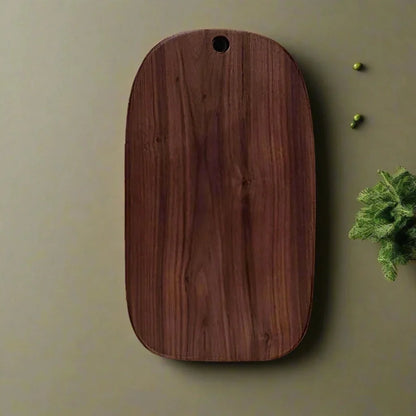 Walnut Wood Prep and Presentation Platter for Charcuterie, Cheese, Bread & Kitchen Use | Natural Hardwood Carving Surface