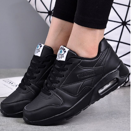 Women's Cushioned Athletic Sneakers – Lightweight Breathable Running Shoes with Air Sole & Anti-Slip Grip for Walking, Gym, Jogging