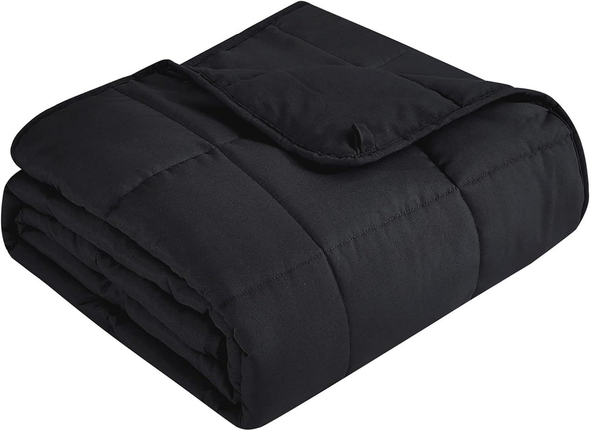 Cozy Comfort | Weighted Blanket with Cooling Microfiber | All-Season Softness for Ultimate Relaxation