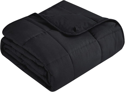 Cozy Comfort | Weighted Blanket with Cooling Microfiber | All-Season Softness for Ultimate Relaxation