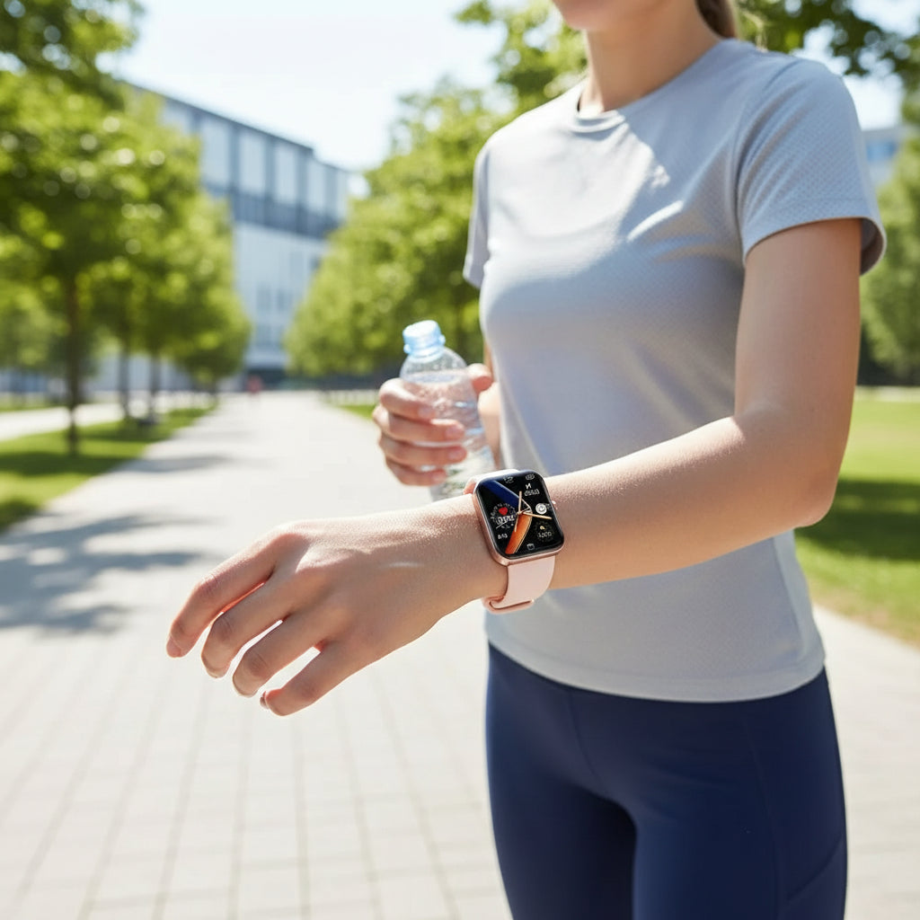 Health Tracker | Smartwatch with Blood Pressure & Sugar Monitoring | Bluetooth Calling for Daily Wellness