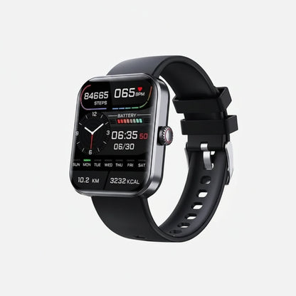 Health Tracker | Smartwatch with Blood Pressure & Sugar Monitoring | Bluetooth Calling for Daily Wellness