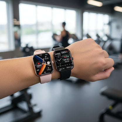 HealthMate | Blood Pressure Fitness Tracker Smartwatch with Bluetooth Calling | Stylish Design for Daily Wellness Monitoring