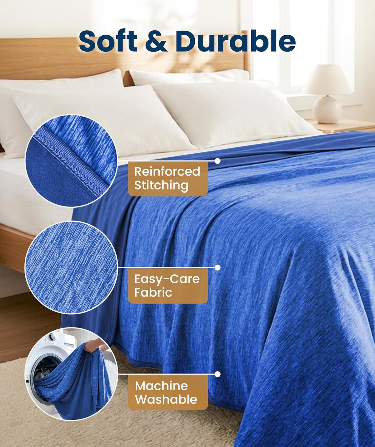 Cozy Haven | Cooling Blanket for Hot Sleepers with Breathable Fabric | Lightweight Throw for Comfort and Relief