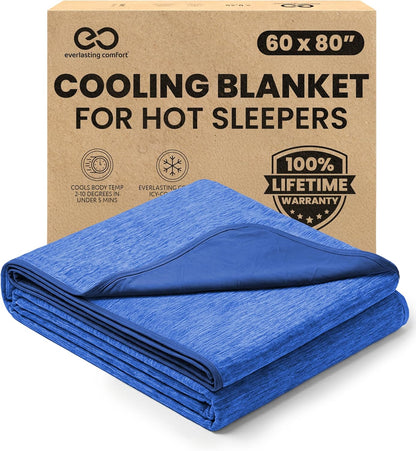 Cozy Haven | Cooling Blanket for Hot Sleepers with Breathable Fabric | Lightweight Throw for Comfort and Relief