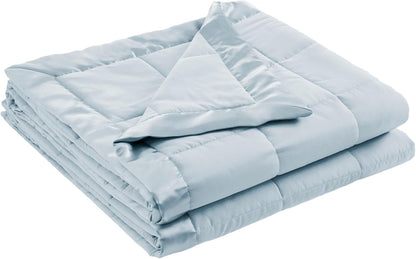 Windom Collection | Down Alternative Blanket with Moisture-Wicking Treatment | Lightweight & Soft Bed Cover for All Seasons, Satin Trim