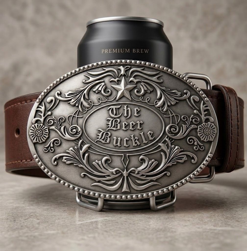 BrewBuckle™ - Beer Holding Belt Buckle