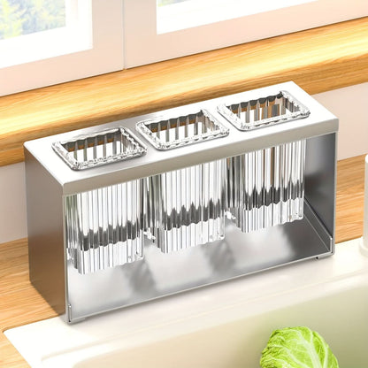 DRYFLOW – Kitchen Utensil Storage Rack Organizer