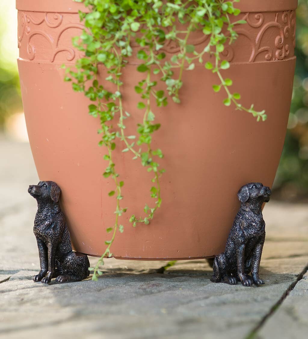 Garden Pot Feet | Decorative Planter Feet with Frost-Resistant Design | Improves Drainage for Healthy Plants