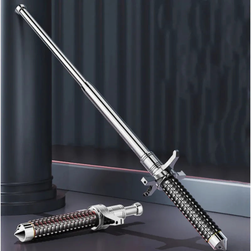 Collapsible Personal Safety Rod for Travel, Home Security & Emergency Defense | Portable Protective Baton for Everyday Carry
