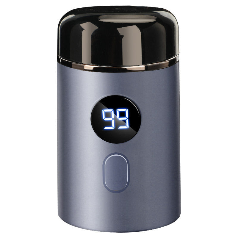 Compact USB Rechargeable Travel Shaver for Men On-the-Go Grooming Pocket-Size Cordless Facial Hair Trimmer Electric Razor