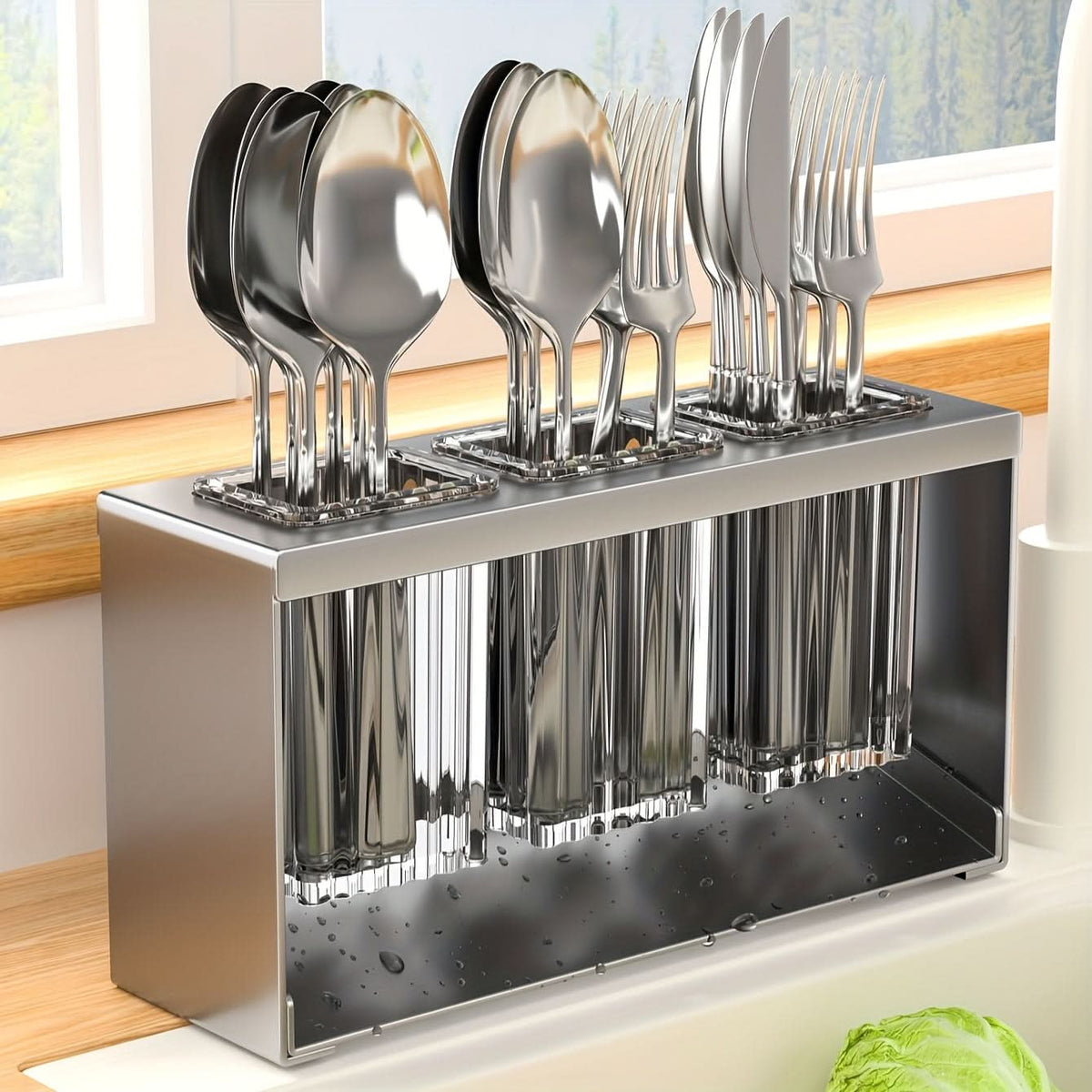 CHOPFLOW – Kitchen Chopstick Holder Water Drain Design